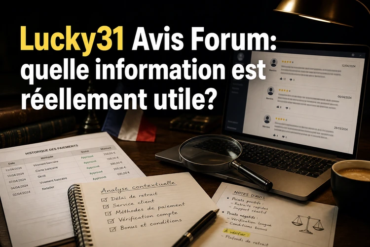 Lucky31 Avis Forum: quelle information est réellement utile?
