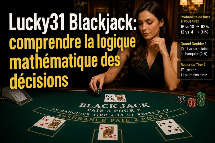 Lucky31 Blackjack: comprendre la logique mathématique des décisions