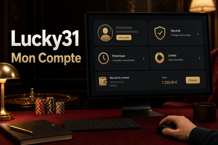 Lucky31 Mon Compte: ce qui peut se trouver dans l’espace personnel