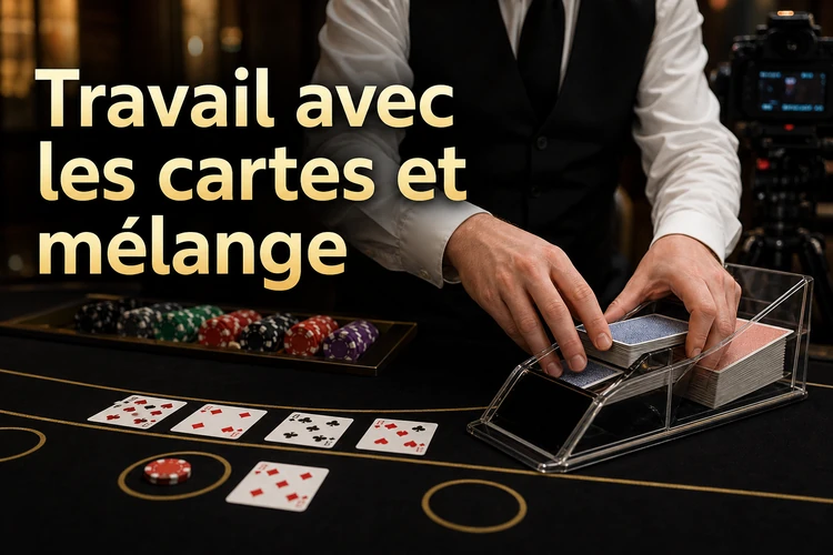Travail avec les cartes et mélange