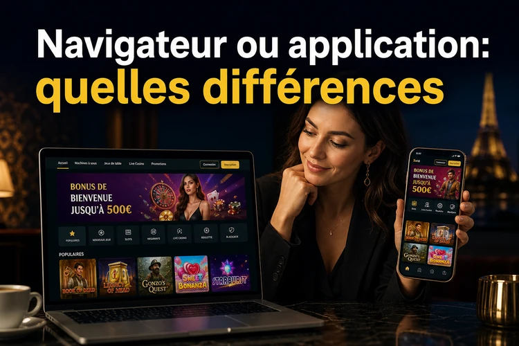 Navigateur ou application: quelles différences