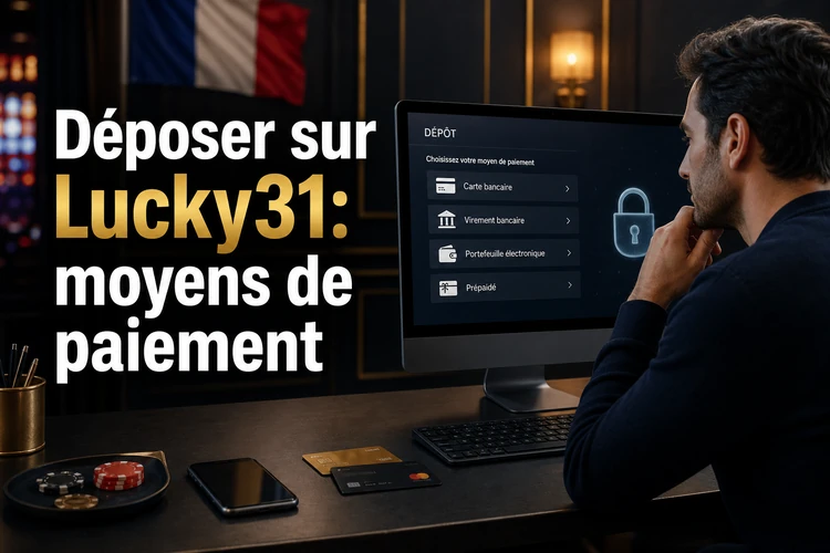 Déposer sur Lucky31: comprendre les moyens de paiement et leurs règles