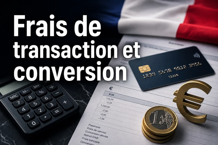 Frais de transaction: casino, prestataire, banque et conversion